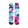 Pink Teal Black White Camo Tube Socks - Mr.SWAGBEAST