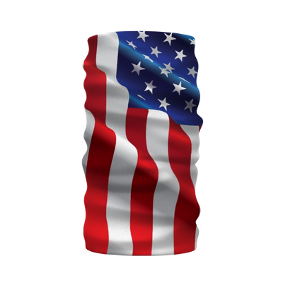 American Flag in the Wind Neck Warmer Morf Scarf - Mr.SWAGBEAST