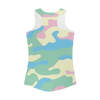 Pastel Colors Camo Women Performance Tank Top - Mr.SWAGBEAST