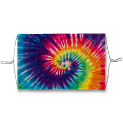 Rainbow Swirl Tie Dye Face Mask - Mr.SWAGBEAST