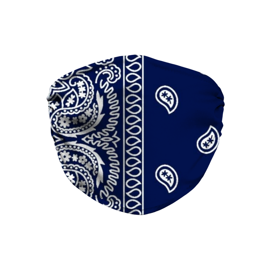 Blue Crip Bandana Face Mask - Mr.SWAGBEAST