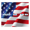 American Flag in the Wind Neck Gaiter/Face Mask - Mr.SWAGBEAST