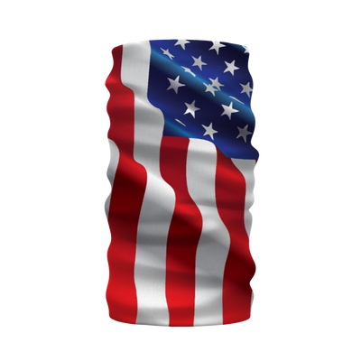 American Flag in the Wind Neck Warmer Morf Scarf - Mr.SWAGBEAST