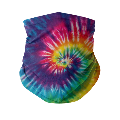 Rainbow Swirl Tie Dyed Neck Gaiter/Face Mask - Mr.SWAGBEAST
