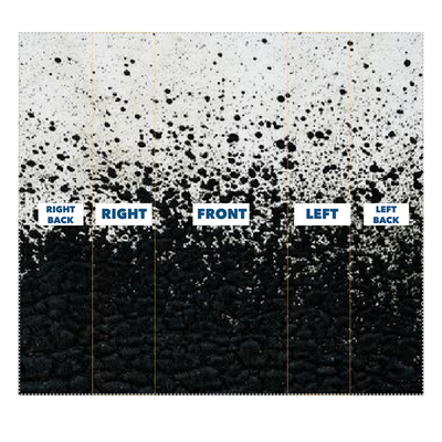 Black Paint Spots White Neck Gaiter/Face Mask - Mr.SWAGBEAST