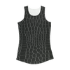 Black Snake Skin Women Performance Tank Top - Mr.SWAGBEAST