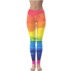 LGBT Pride Rainbow Paint Canvas Full Length Leggings - Mr.SWAGBEAST