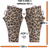 Leopard Fur Print Leggings - Mr.SWAGBEAST