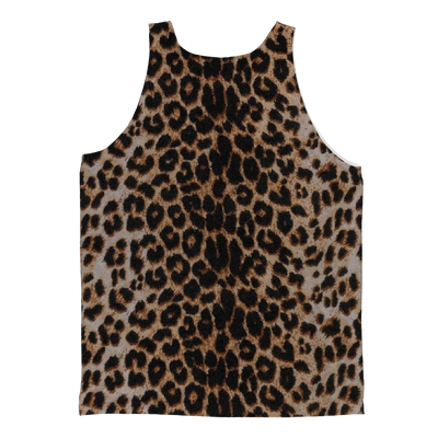 Leopard Fur Print Adult Tank Top - Mr.SWAGBEAST