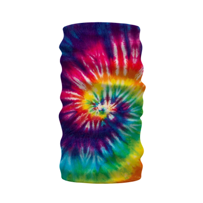 Rainbow Swirl Tie Dyed Neck Warmer Morf Scarf - Mr.SWAGBEAST