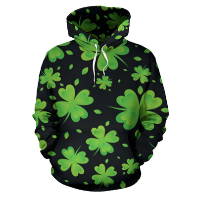 Clovers St. Patrick Day All Over Adult Premium Hoodie - Mr.SWAGBEAST