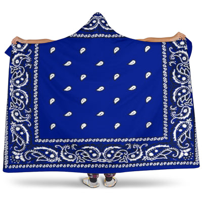 Crip Cuz Blue Hooded Blanket - Mr.SWAGBEAST