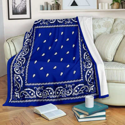 Crip Cuz Blue Bandana Blanket - Mr.SWAGBEAST