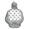 White Bandana Hoodie - Mr.SWAGBEAST