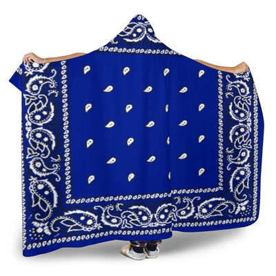 Crip Cuz Blue Hooded Blanket - Mr.SWAGBEAST