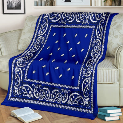 Crip Cuz Blue Bandana Blanket - Mr.SWAGBEAST