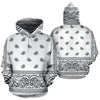 White Bandana Hoodie - Mr.SWAGBEAST