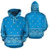 Carolina Light Blue Bandana Hoodie - Mr.SWAGBEAST