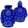 Crip Cuz Blue Bandana Hoodie - Mr.SWAGBEAST