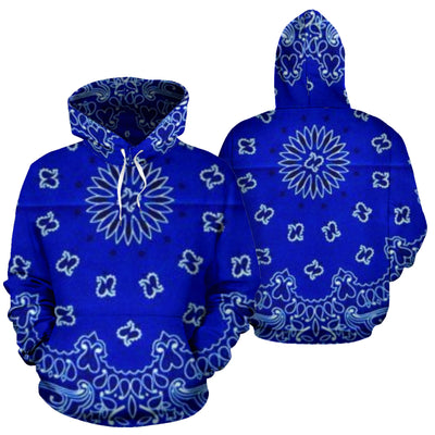 Crip Cuz Blue Bandana Hoodie - Mr.SWAGBEAST