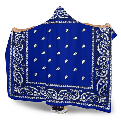 Crip Cuz Blue Hooded Blanket - Mr.SWAGBEAST