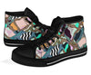 Zebra Cheetah Pink Designer High Top Sneaker Custom Shoes with Black Sole - Mr.SWAGBEAST