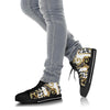 Designer Cheetah Design High Top Sneaker Custom Shoes with Black Sole - Mr.SWAGBEAST
