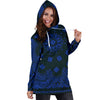 Crip Cuz Blue Black Bandana Hoodie Dress - Mr.SWAGBEAST