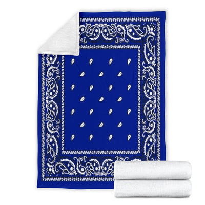 Crip Cuz Blue Bandana Blanket - Mr.SWAGBEAST