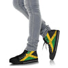 Jamaican Flag High Top Sneakers Custom Shoes with Black Soles - Mr.SWAGBEAST