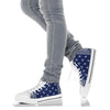 Crip Blue Bandana High Top White Sole Chuck Sneakers - Mr.SWAGBEAST