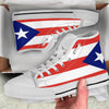 Puerto Rico Flag High Top Custom Sneaker Shoes with White Soles - Mr.SWAGBEAST
