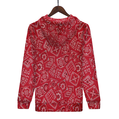 Red Bloods Bandana Men's Unisex Premium Pullover Adult - Mr.SWAGBEAST