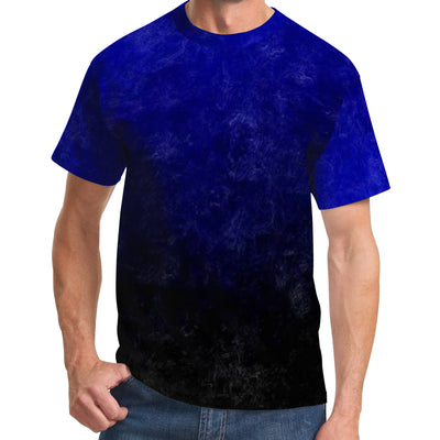 Blue Faded to Black Men's/Unisex Premium Adult T-Shirt - Mr.SWAGBEAST