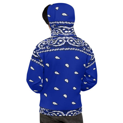 Crip Cuz Blue Bandana Hoodie - Mr.SWAGBEAST