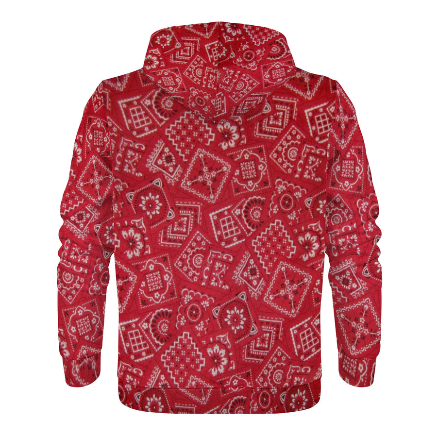 Red Bloods Bandana Men's Unisex Premium Pullover Adult - Mr.SWAGBEAST