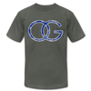 OG Crip Blue Bandana Premium Adult T-shirt - Mr.SWAGBEAST
