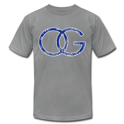OG Crip Blue Bandana Premium Adult T-shirt - Mr.SWAGBEAST
