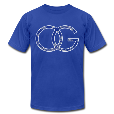 OG Crip Blue Bandana Premium Adult T-shirt - Mr.SWAGBEAST