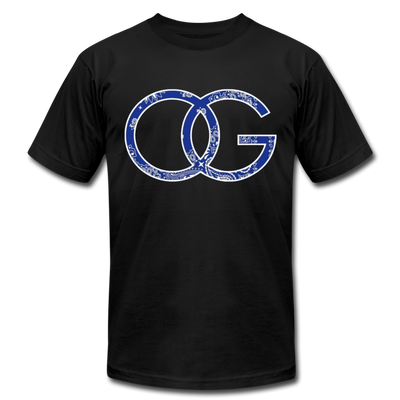 OG Crip Blue Bandana Premium Adult T-shirt - Mr.SWAGBEAST