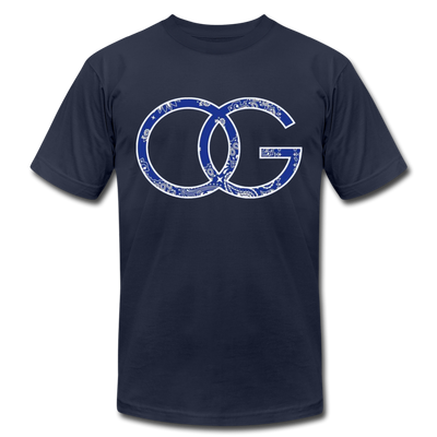 OG Crip Blue Bandana Premium Adult T-shirt - Mr.SWAGBEAST