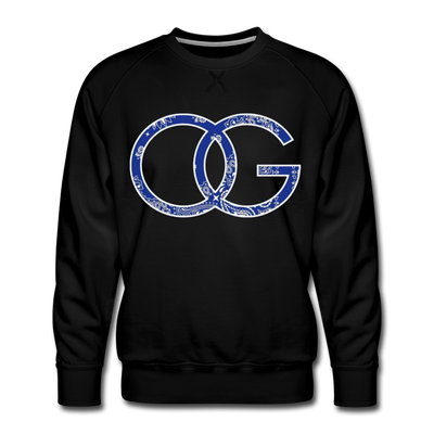 OG Crip Blue Bandana Premium Men's Sweatshirt - Mr.SWAGBEAST