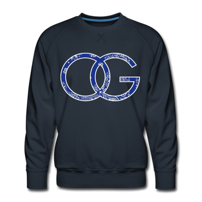 OG Crip Blue Bandana Premium Men's Sweatshirt - Mr.SWAGBEAST