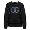 OG Crip Blue Bandana Premium Women's Sweatshirt - Mr.SWAGBEAST