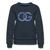 OG Crip Blue Bandana Premium Women's Sweatshirt - Mr.SWAGBEAST