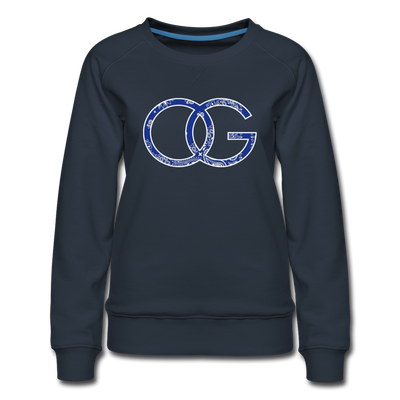 OG Crip Blue Bandana Premium Women's Sweatshirt - Mr.SWAGBEAST