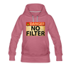 Danger No Filter Women's Premium Hoodie - Mr.SWAGBEAST