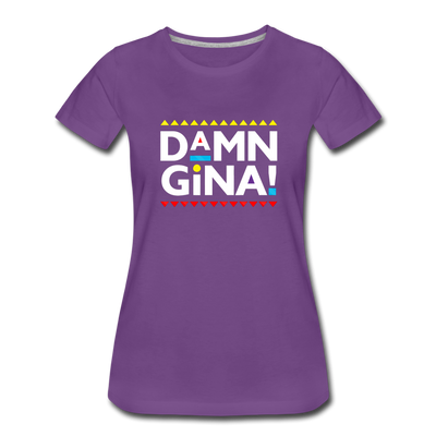 Damn Gina Funny Martin Women’s Premium T-shirt - Mr.SWAGBEAST