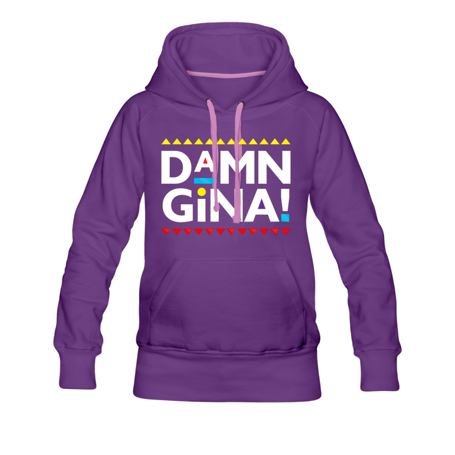 Damn Gina! Funny Martin Women’s Premium Hoodie - Mr.SWAGBEAST