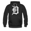 Motor City Detroit Letter D Men's Premium Hoodie - Mr.SWAGBEAST